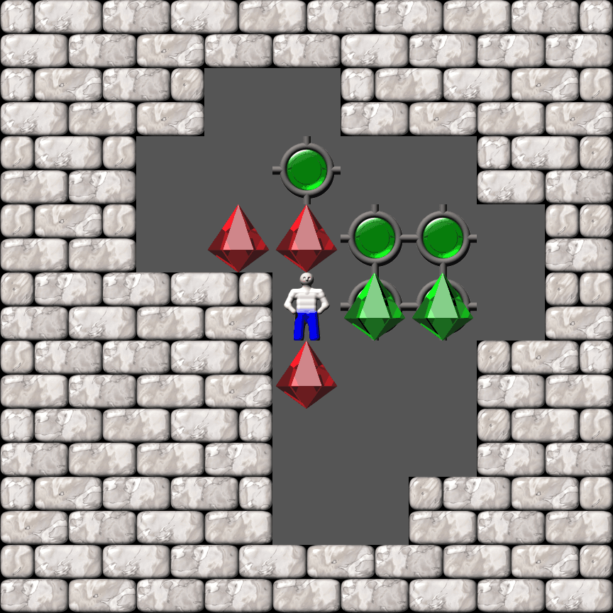 Sokoban 696 level 107