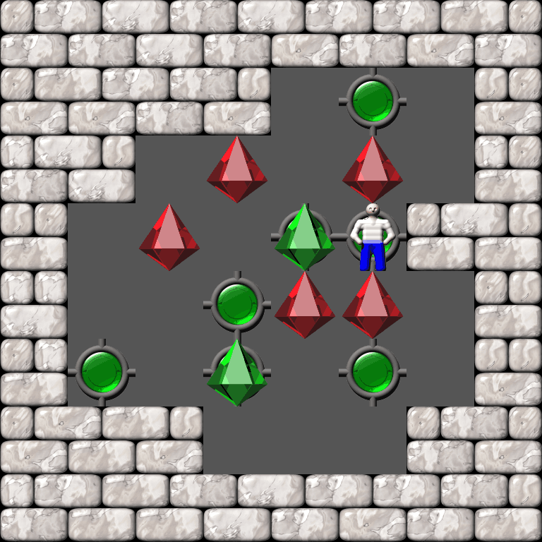 Sokoban 696 level 195