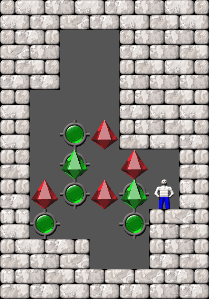 Sokoban 696 level 525