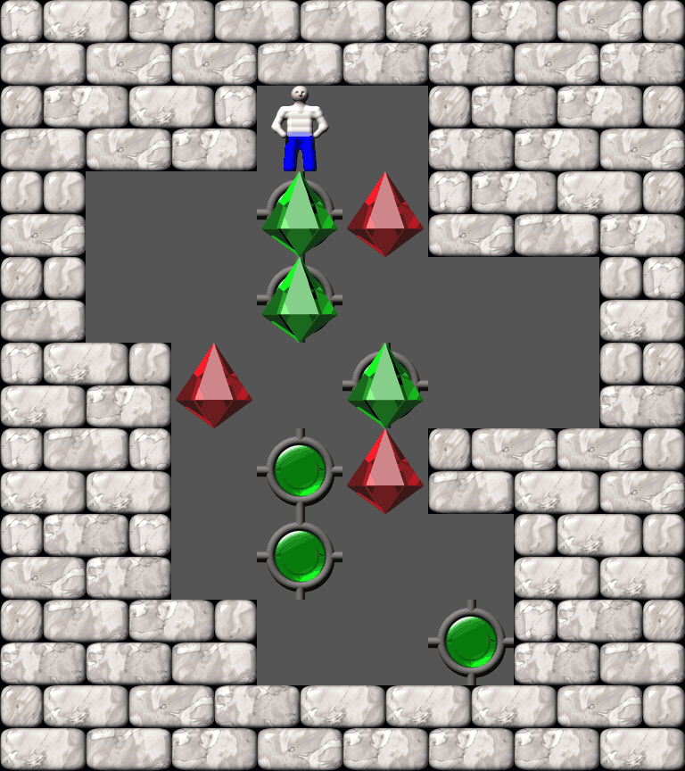 Sokoban 696 level 595