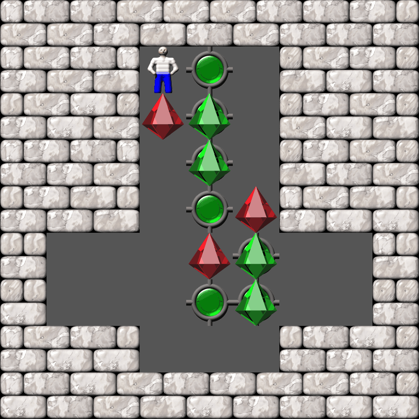 Sokoban 696 level 687