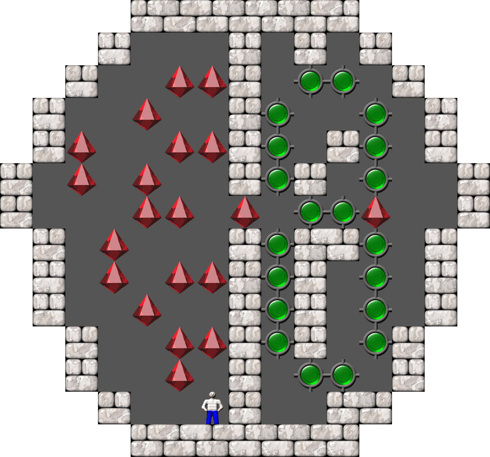 Sokoban AC-Smileys_3 level 100