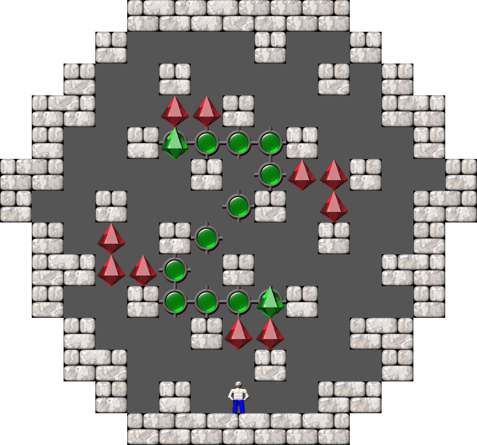 Sokoban AC-Smileys_3 level 200