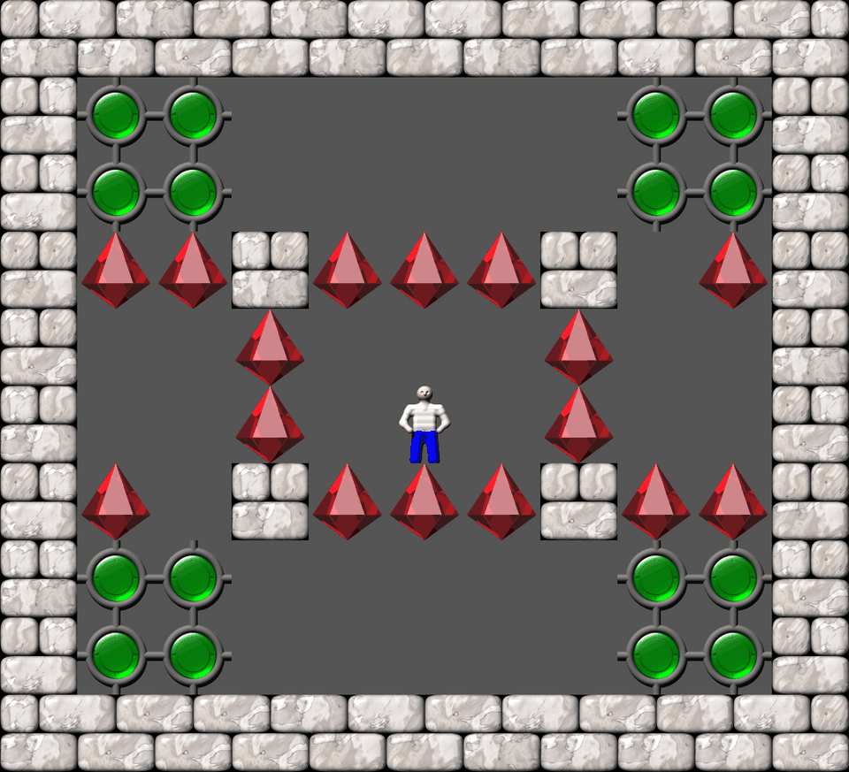 Sokoban Attrition level 22