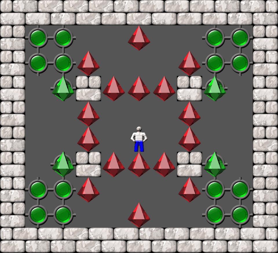 Sokoban Attrition level 25