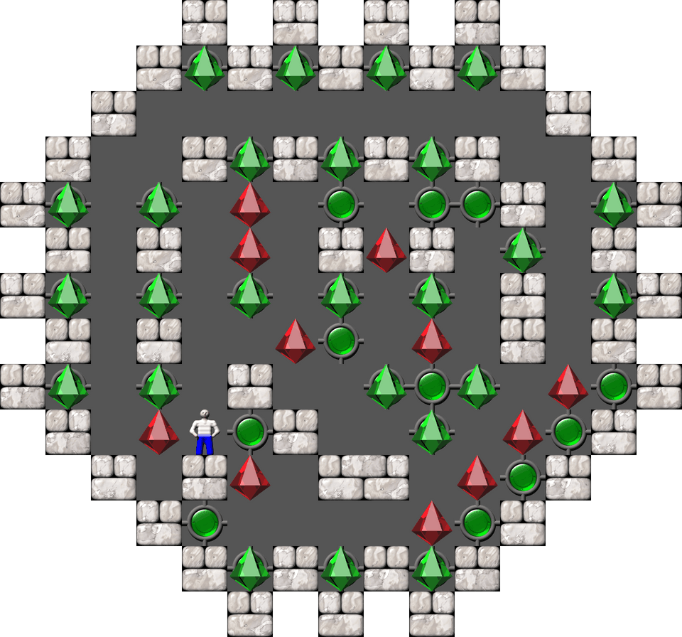 Sokoban Avala level 18