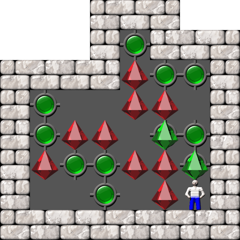 Sokoban Boring level 10