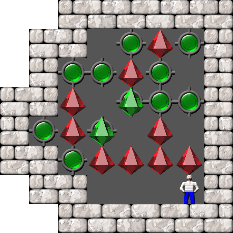 Sokoban Boring level 6