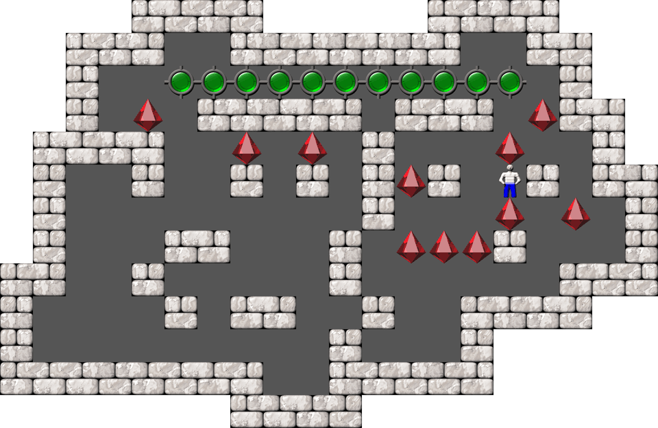 How to play level 73 — Boxxle 1 — Sokoban — Solution video