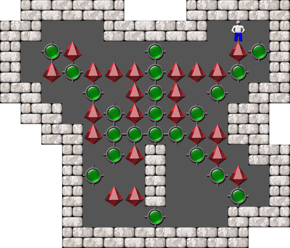 Sokoban Cadushi level 34