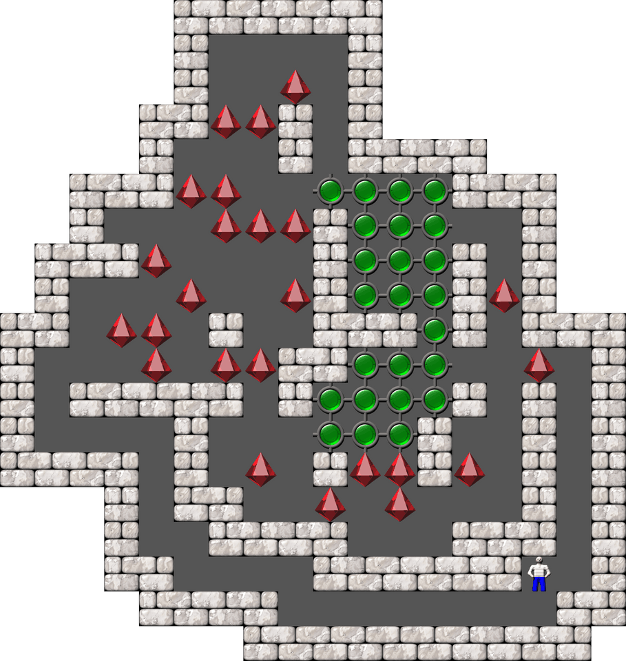 Sokoban Chuchubi07 level 43