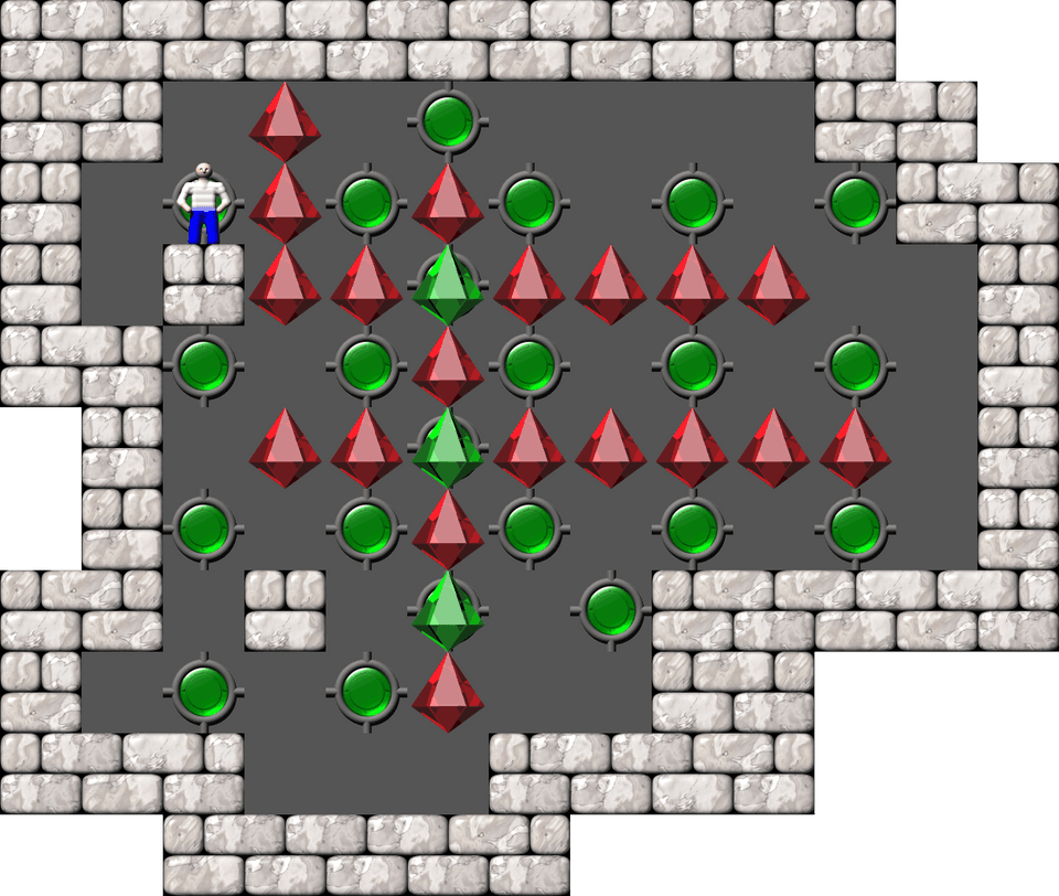 Sokoban Drina level 1