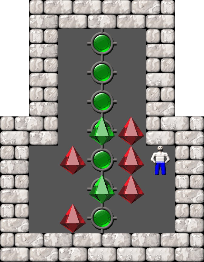 Sokoban Lined level 4