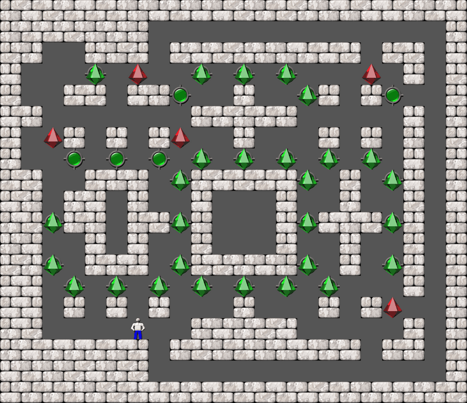 Sokoban Orimaze-variations level 3