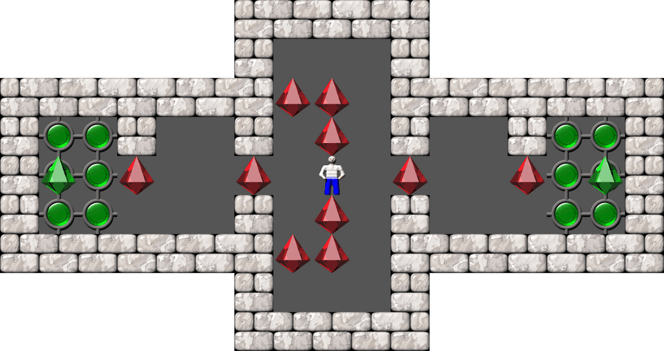 Sokoban Puzzle level 12