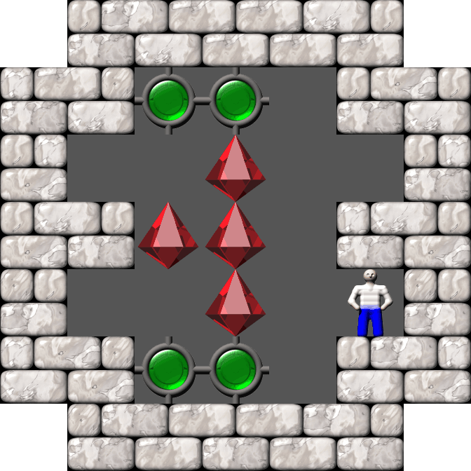 Sokoban Puzzle level 18