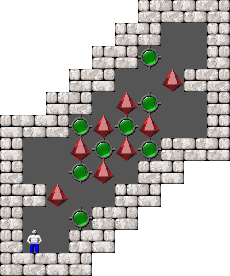 Sokoban Puzzle level 19