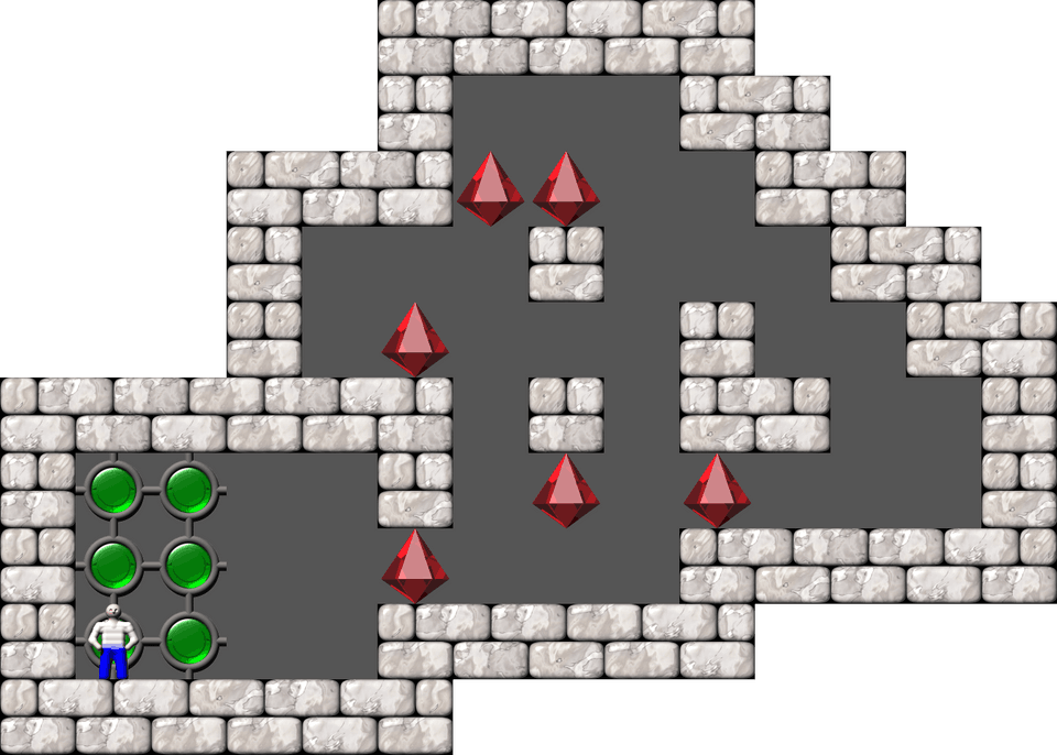 Sokoban Puzzle level 2