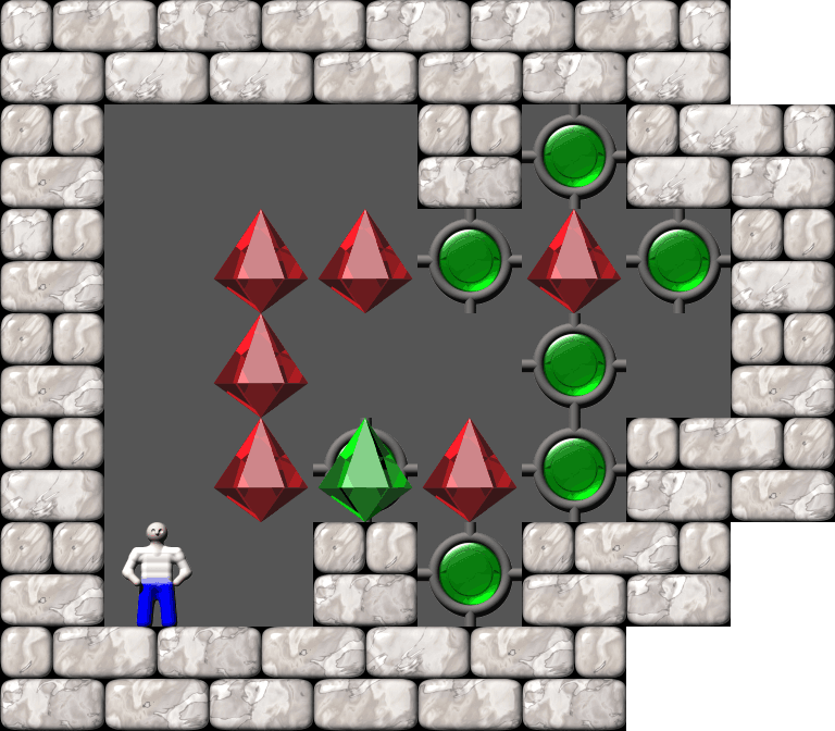 Sokoban Puzzle level 24