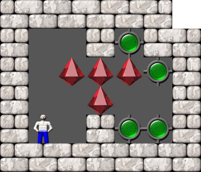 Sokoban Puzzle level 3