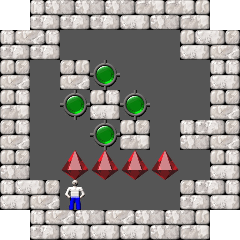 Sokoban Puzzle level 33