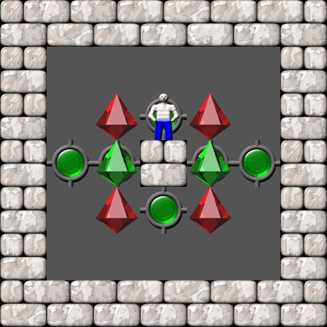 Sokoban Puzzle level 4