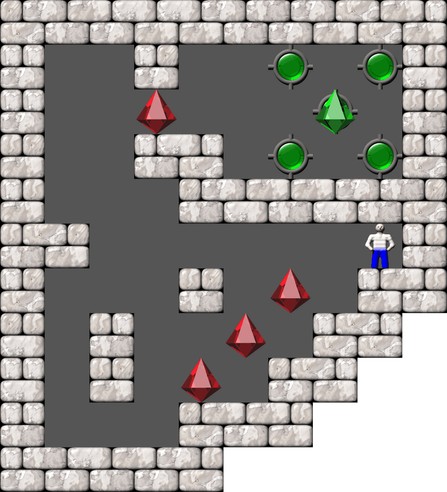 Sokoban Puzzle level 40