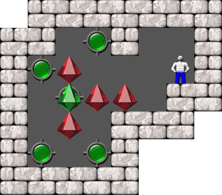 Sokoban Puzzle level 43