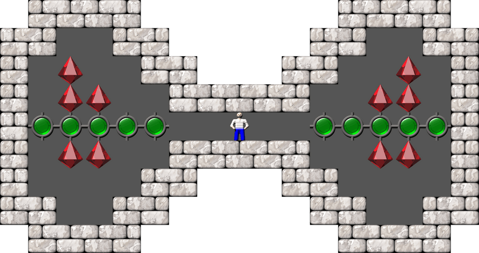 Sokoban Puzzle level 44
