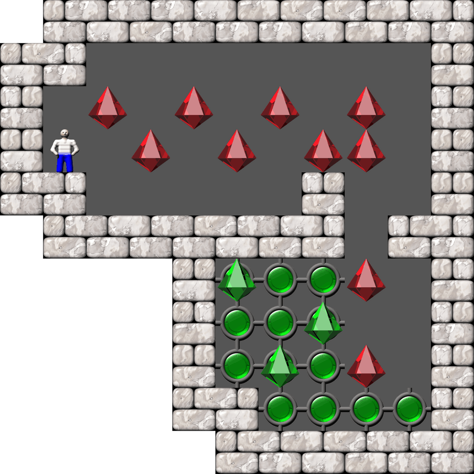 Sokoban Puzzle level 48