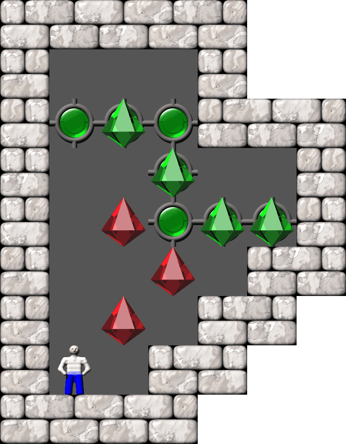 Sokoban Puzzle level 5