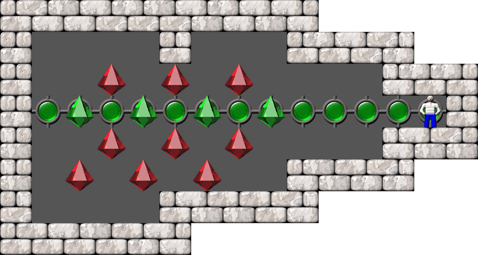 Sokoban Puzzle level 52