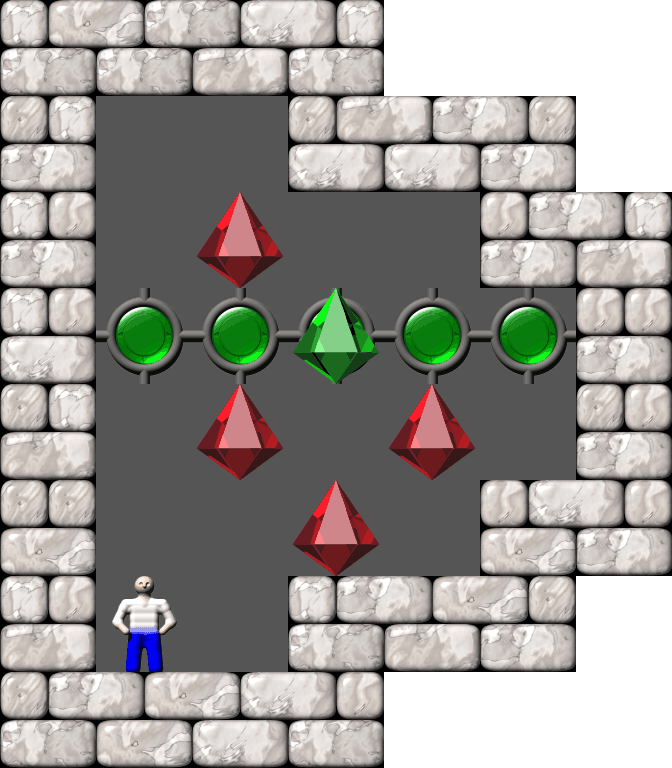 Sokoban Puzzle level 53