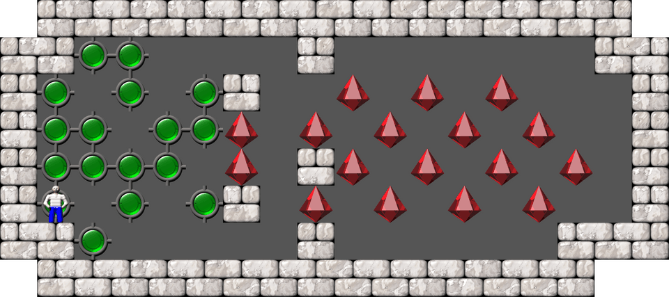 Sokoban Puzzle level 60