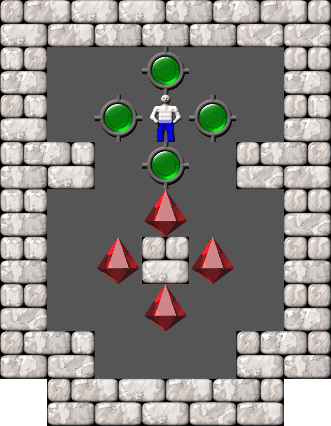 Sokoban Puzzle level 62