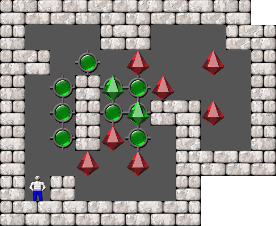Sokoban Puzzle level 69