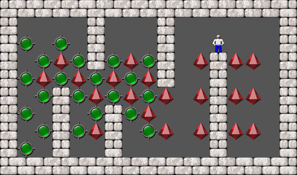 Sokoban Puzzle level 76