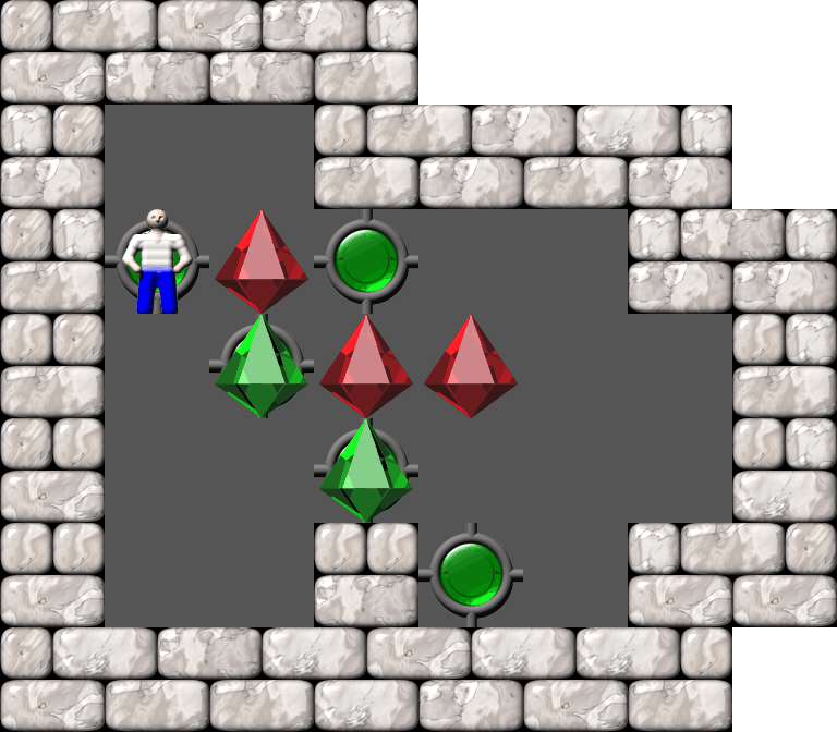 Sokoban Puzzle level 8