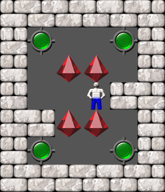 Sokoban Puzzle level 84