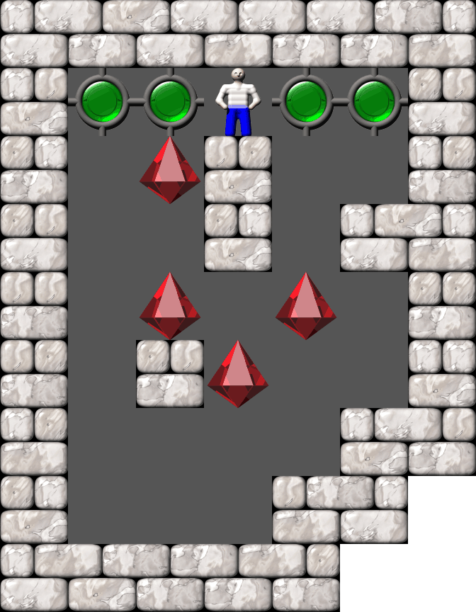 Sokoban Puzzle level 86