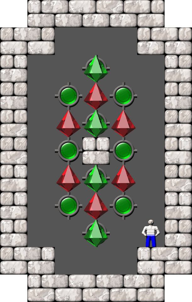 Sokoban Puzzle level 9
