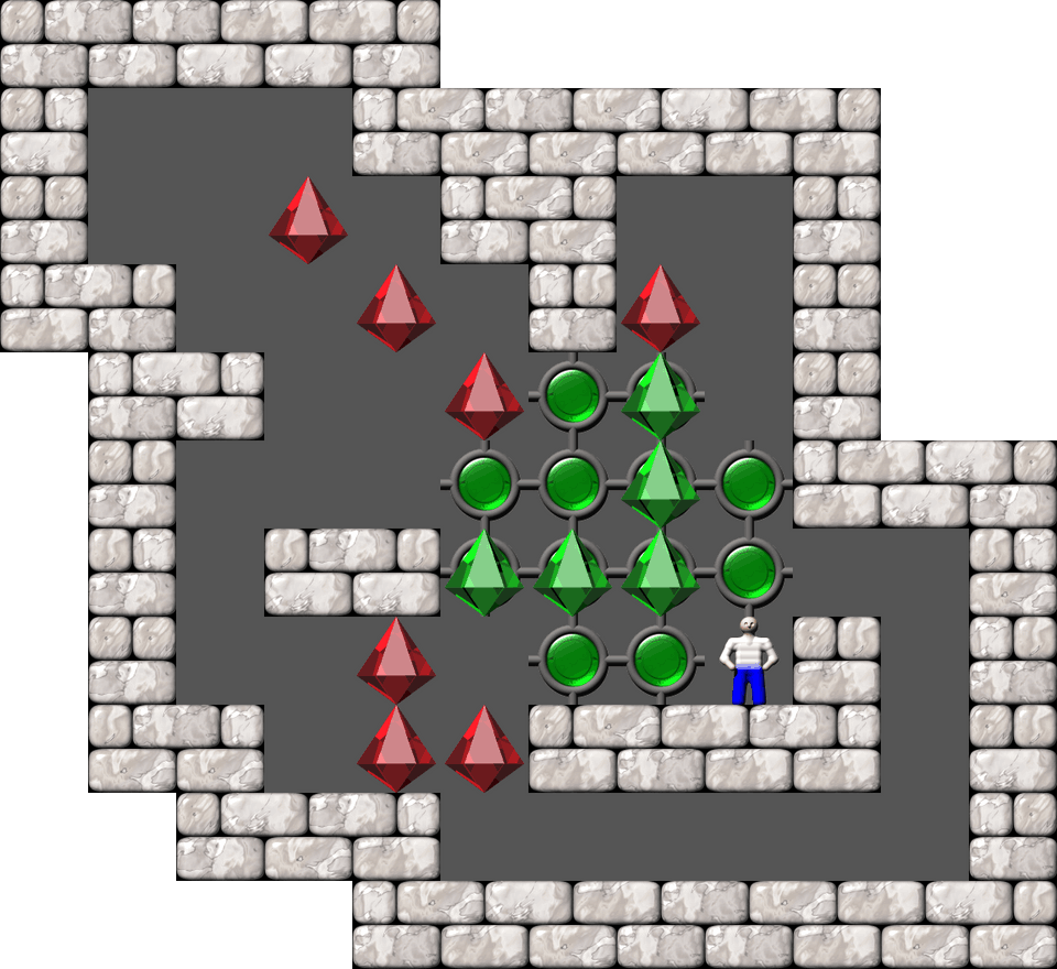 Sokoban Quagmire level 1