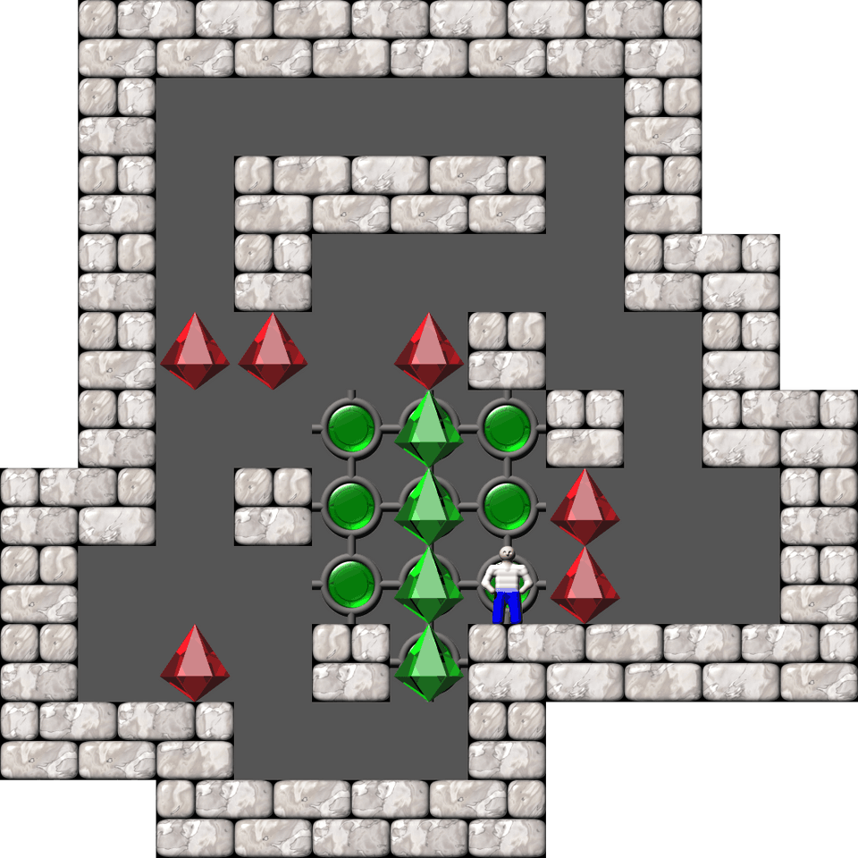 Sokoban Quagmire level 5