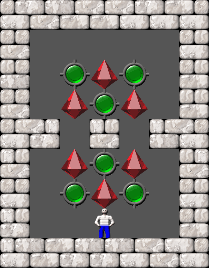 Sokoban Rdlom level 52