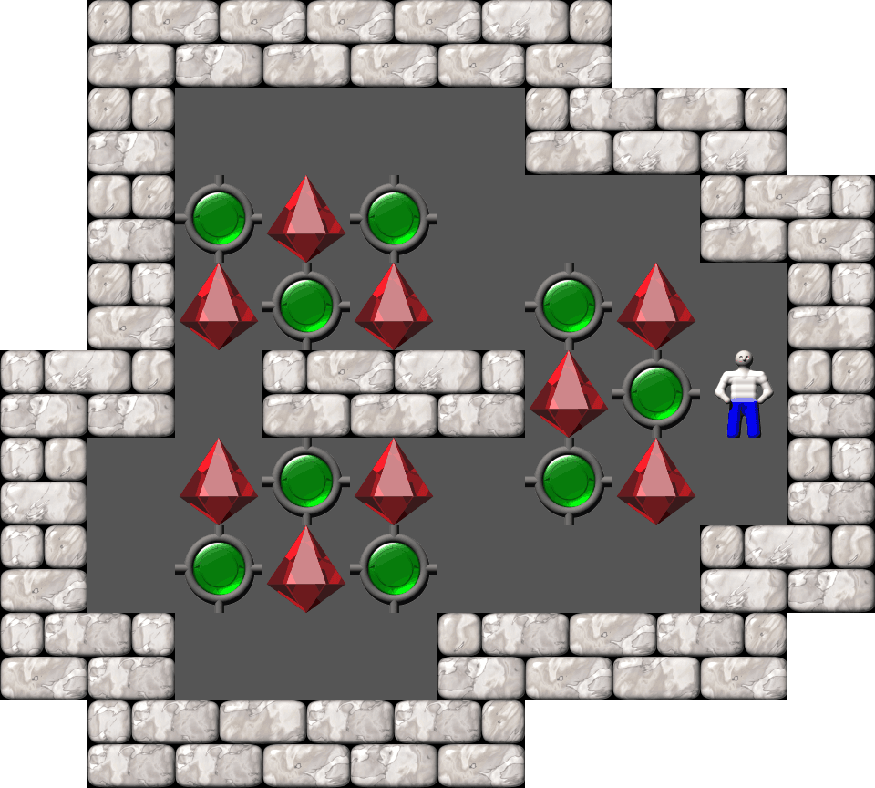 Sokoban Rdlom level 54