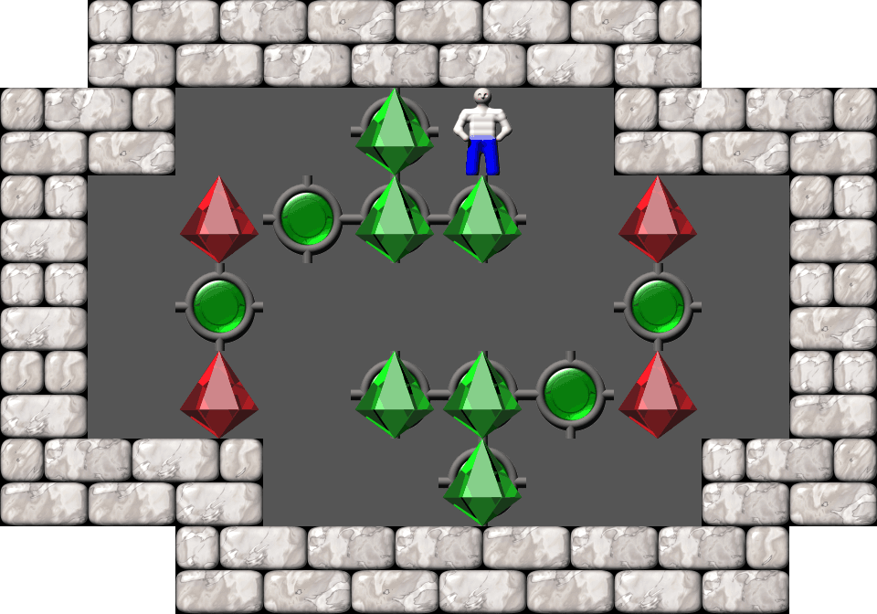 Sokoban SokoChallenge level 10