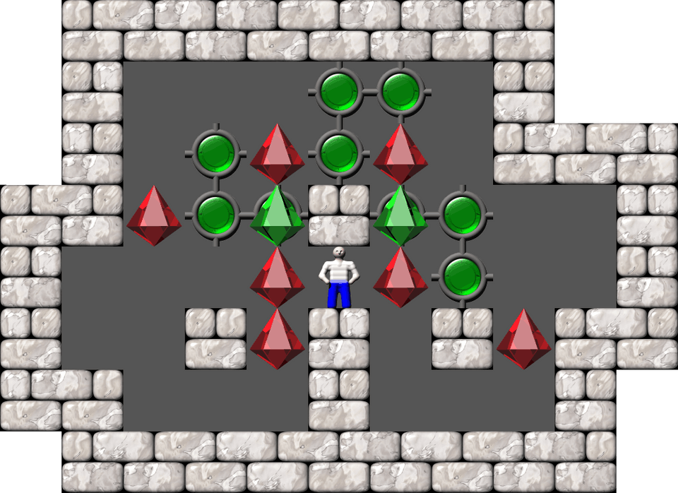 Sokoban SokoChallenge level 12