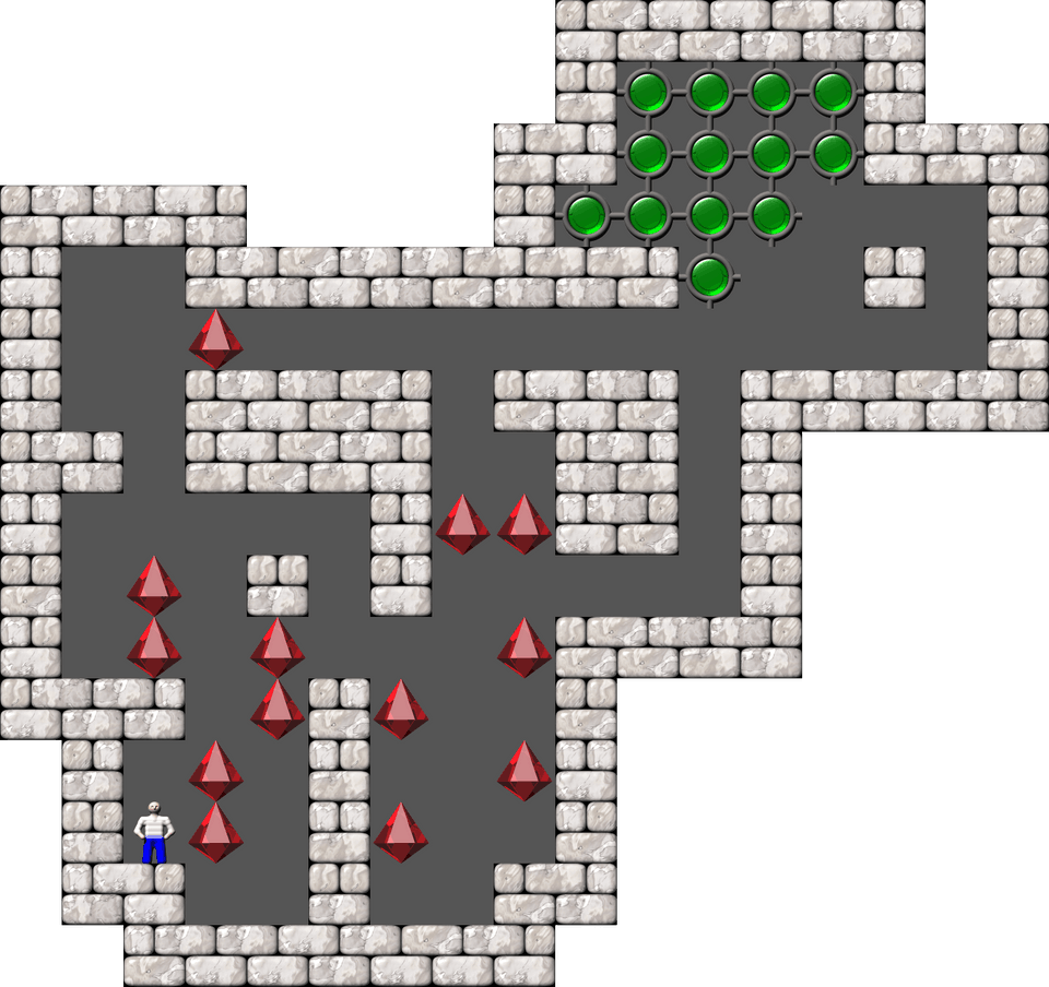 Sokoban SokoMind level 17