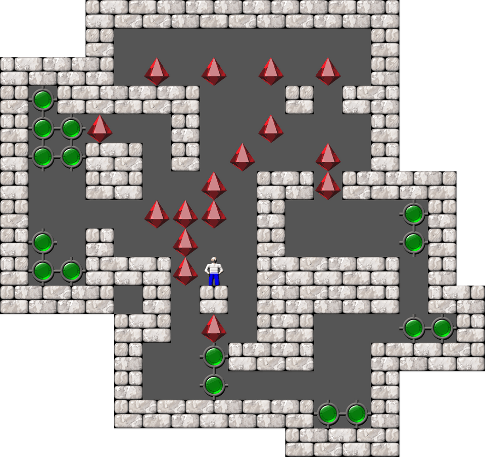 Sokoban SokoMind level 34