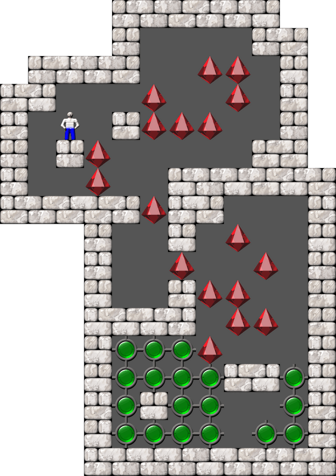 Sokoban SokoMind level 38